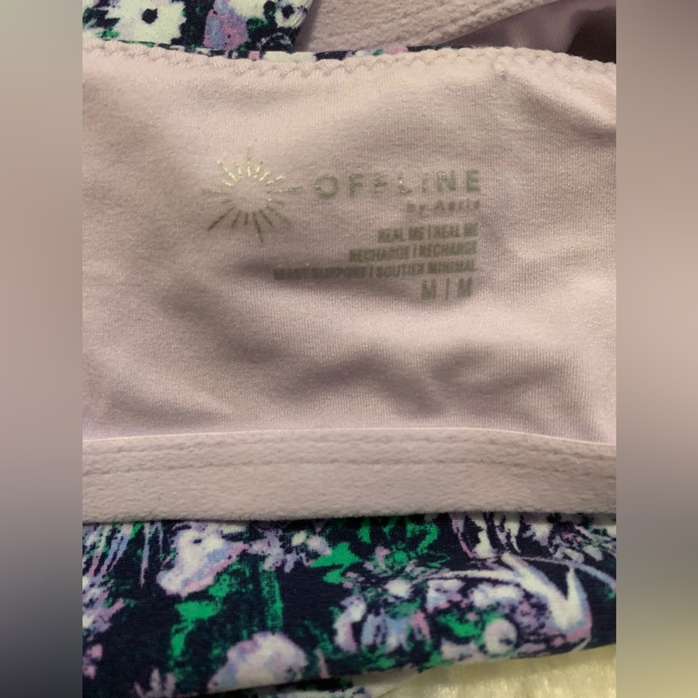 AERIE REAL ME CROSSOVER SPORTS BRA - Picture 4 of 6